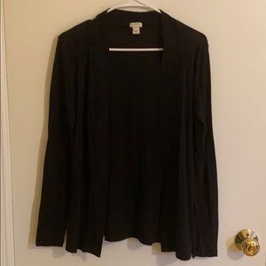 Black lightweight J. Crew cardigan